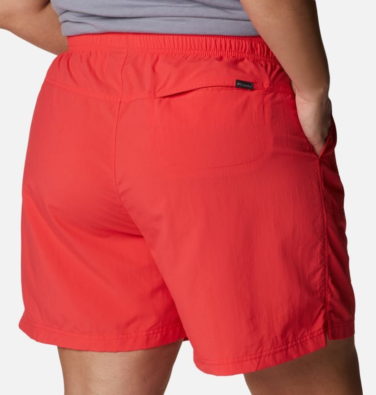 Women's Columbia Sandy River Shorts Red | Plus Size CA-N6C50